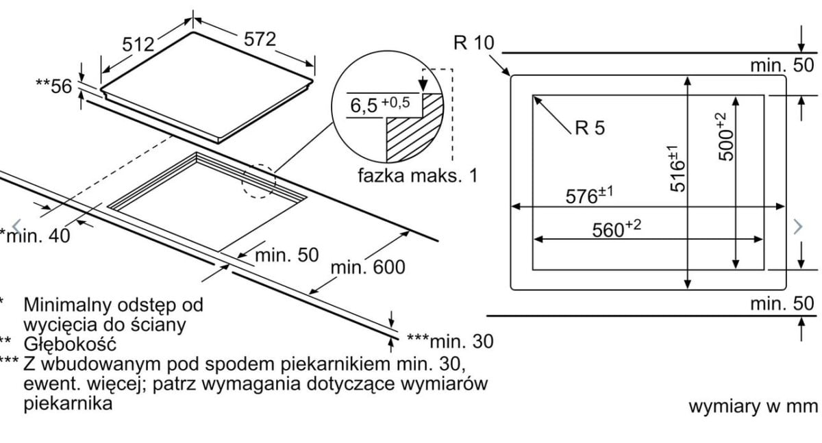 02-31 PŁYTA INDUKCYJNA 60CM CZARNA EH601FEB1E