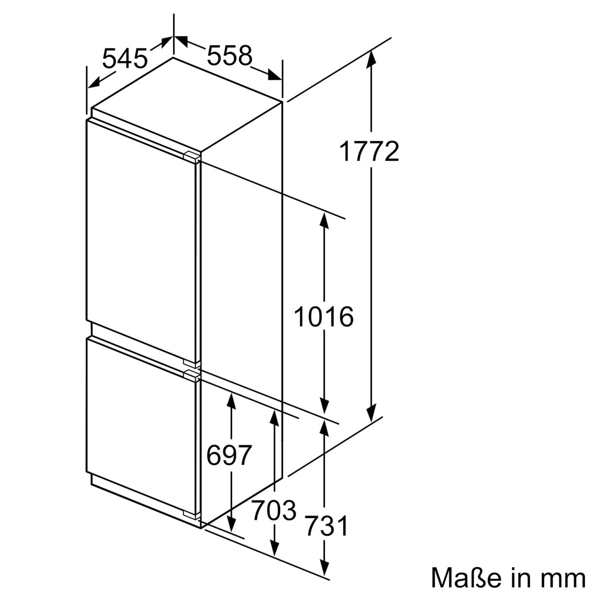 KI86SHDD01 CHŁODZIARKO-ZAMRAŻARKA, ZAMRAŻARKA NA DOLE iQ500 177CM KI86SHDD0