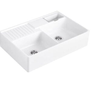 Zlewozmywak ceramiczny dwukomorowy 6323 91 R