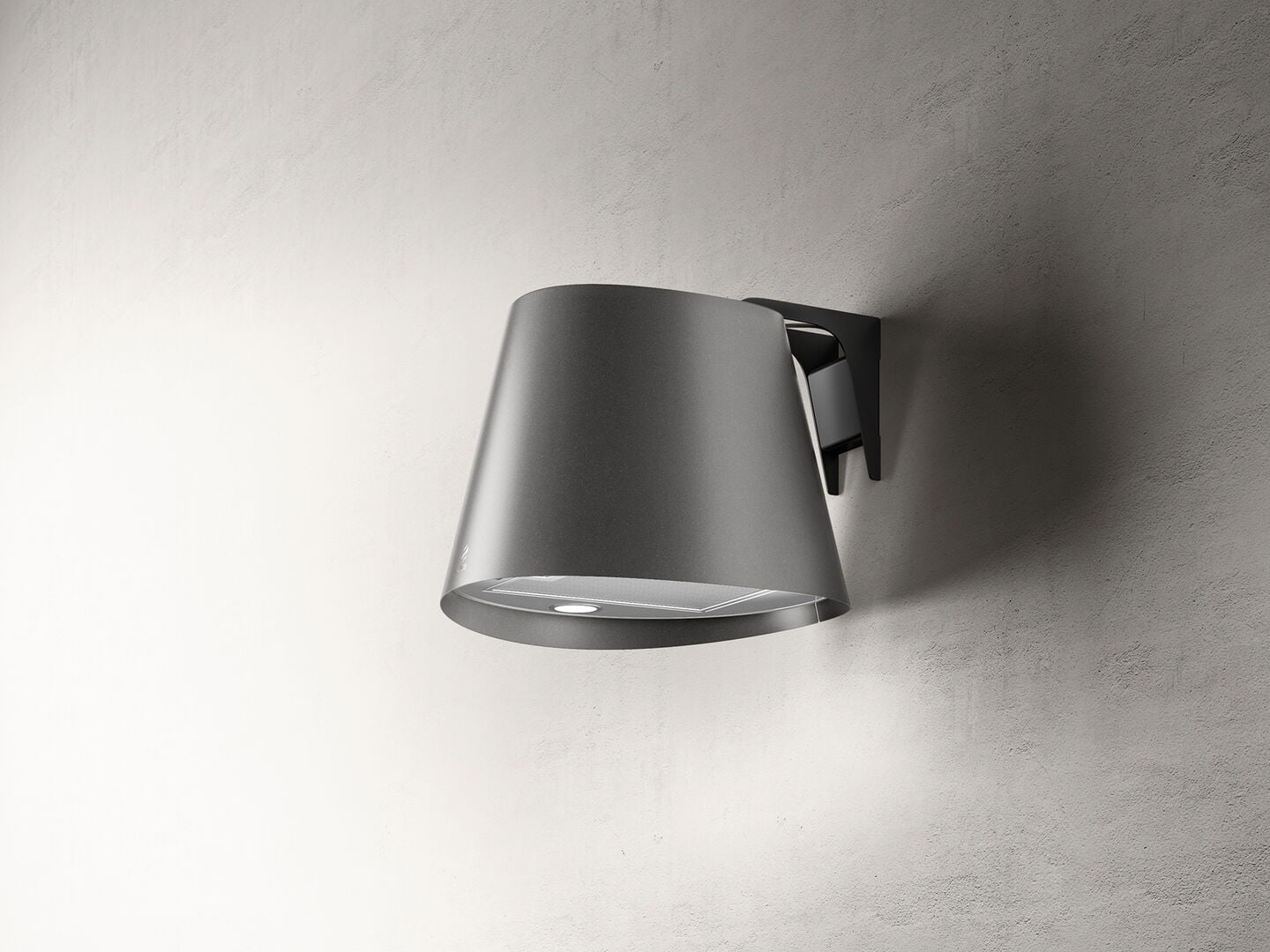 juno-urban-con-staffa-a-parete-nera Okap wyspowy PRF0147728B JUNO URBAN 50cm żeliwo