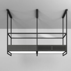 Okap nad wyspą PRF0166771 OPEN SUITE SUPERIOR 160cm czarny