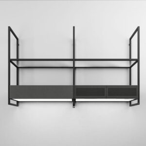 Okap naścienny PRF0167007 OPEN SUITE 160cm czarny
