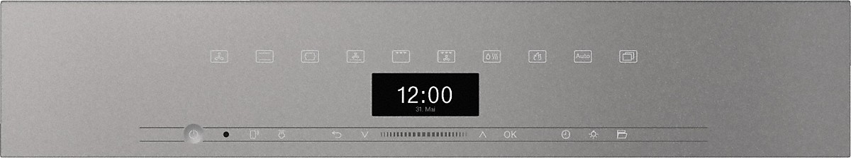03-20000151009 Piekarnik do zabudowy z pyrolizą bezuchwytowy H 7464 BPX GraphitGrey Miele