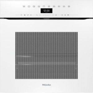Piekarnik do zabudowy z pyrolizą bezuchwytowy H 7464 BPX BrilantWhite Miele