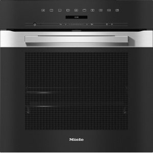 Piekarnik do zabudowy z pyrolizą H 7260 BP CleanSteel Miele