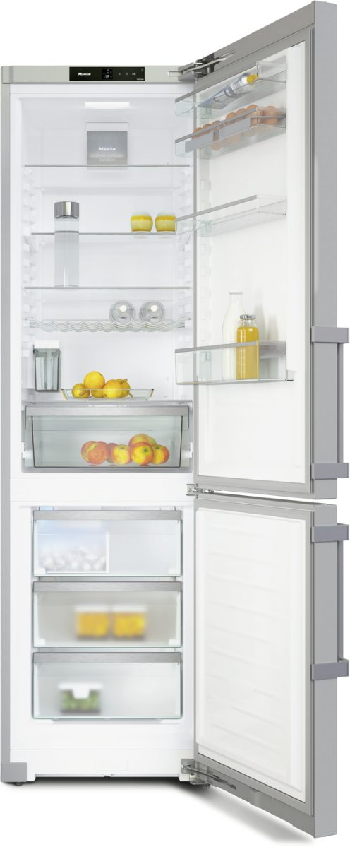 a02-2 Wolnostojąca chłodziarko-zamrażarka DailyFresh, NoFrost i IceMaker KFN 4799 DDE Miele