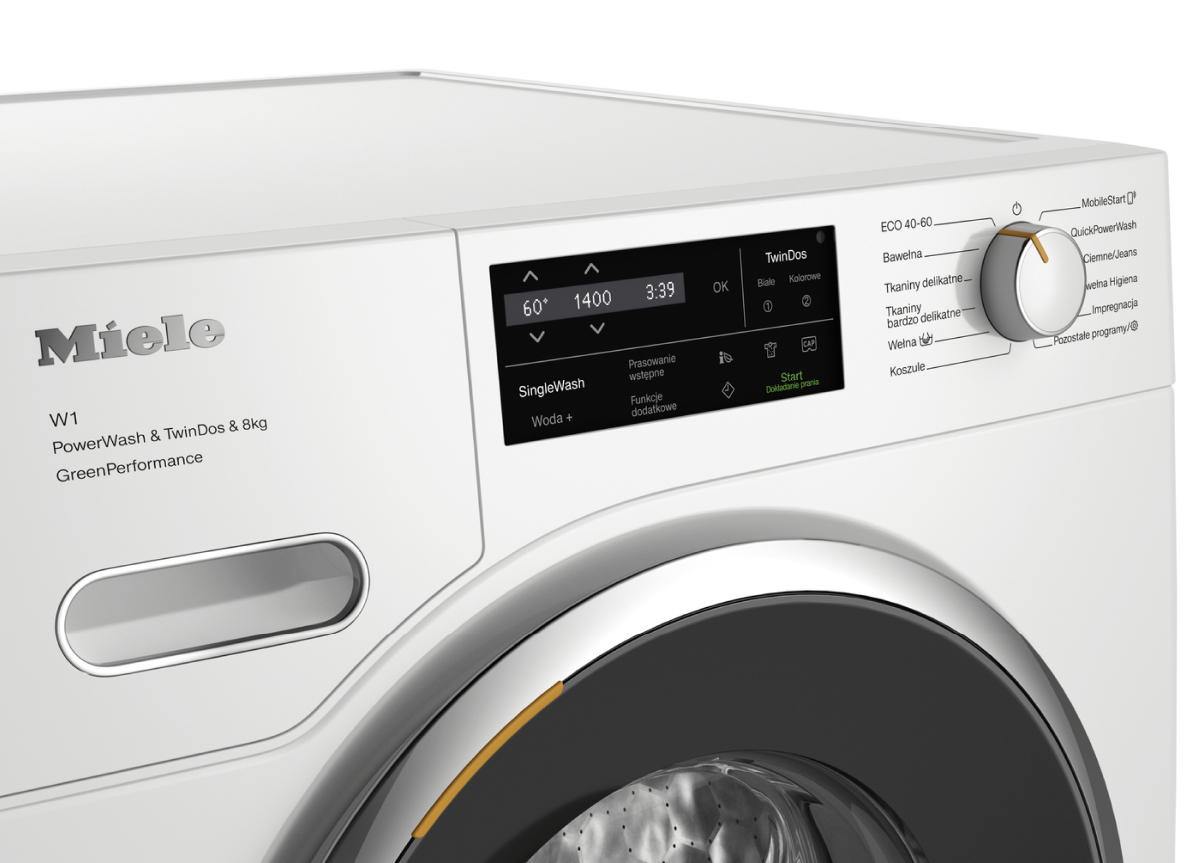 h03 Pralka ładowana od przodu W1 WWH860 WCS PWash&TDos&8kg Miele
