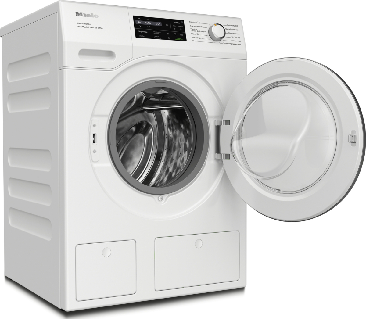 t02 Pralka ładowana od przodu W1 WEI875 WPS PWash&TDos&9kg Miele