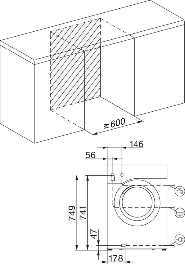 t04 Pralka ładowana od przodu W1 WEI875 WPS PWash&TDos&9kg Miele