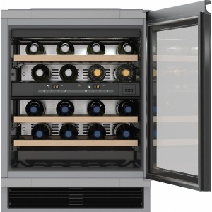 Chłodziarka na wino do zabudowy z DynaCool KWT 6321 UG Miele