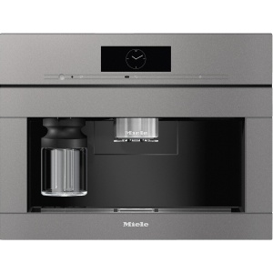 Ekspres do kawy do zabudowy z DirectWater CVA 7845 GraphitGrey Miele