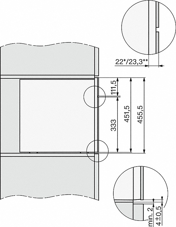 20000155279-000-00_20000155279 Ekspres do kawy do zabudowy CVA 7440 BrilliantWhite Miele