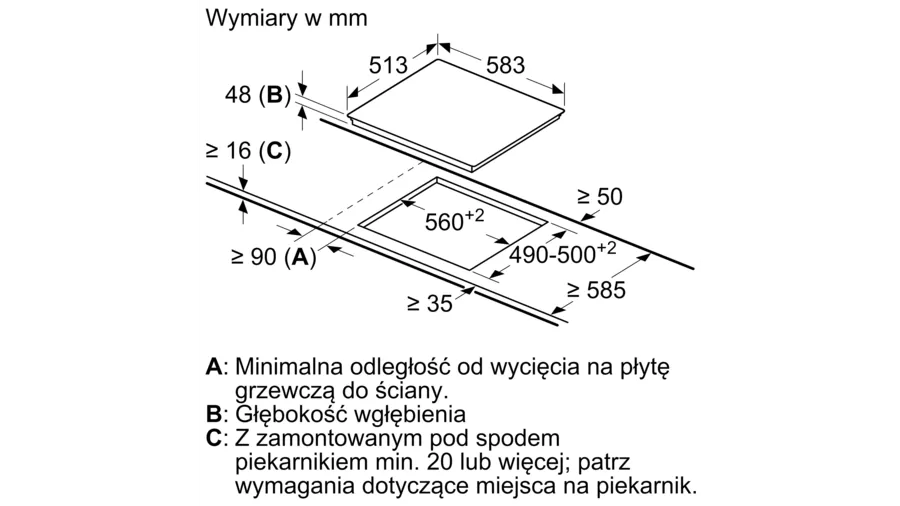 PKE645BB2E-5 Płyta ceramiczna 60 cm PKE645BB2E Bosch Serie 4