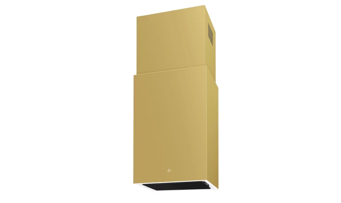 cube-w-zloty Okap wyspowy Cube W złoty 40cm CIARKO CDW4001Z
