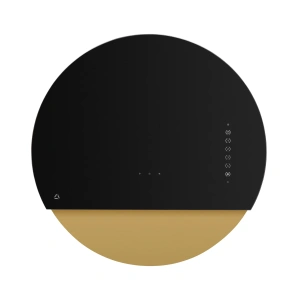 Okap przyścienny ECLIPSE czarno/złoty 60cm CIARKO CDO6001CZ