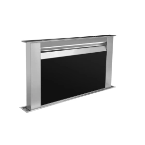 Okap blatowy Moondraft Inox/Czarne szkło 90 cm CIARKO CDB9001IC