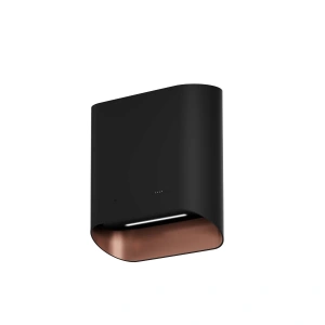 Okap przyścienny Simple black/rose gold 60 cm CIARKO CDP6002B/C