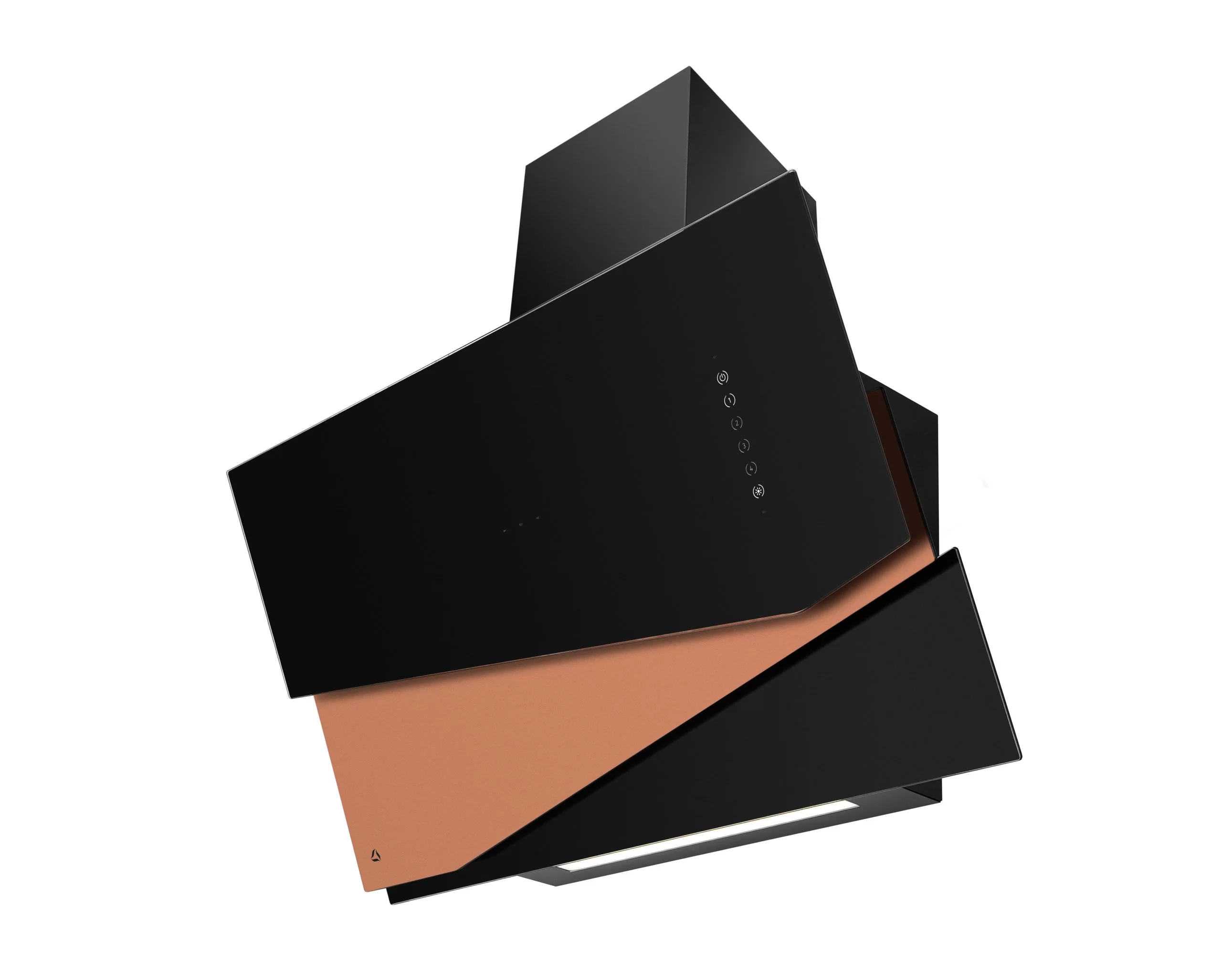 trio-rose-gold-2 Okap przyścienny Trio black/rose gold 90 cm CIARKO CDP9001CZ