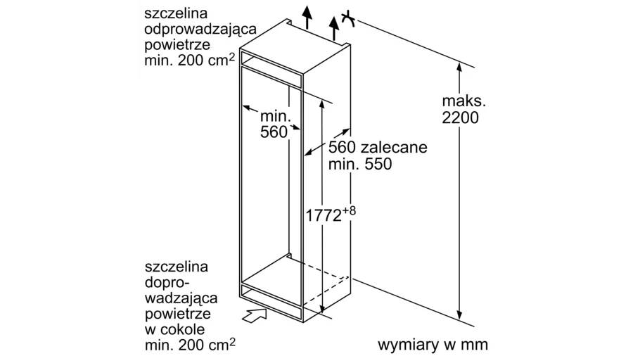 KI86NNSE0-11 Chłodziarko-zamrażarka KI86NNSE0 Siemens