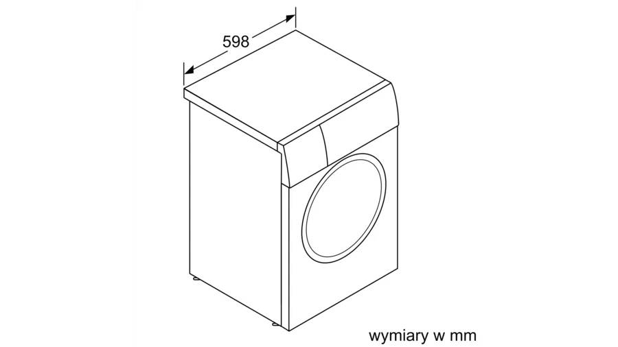 WG56B2AXPL-8 Pralka WG56B2AXPL Siemens