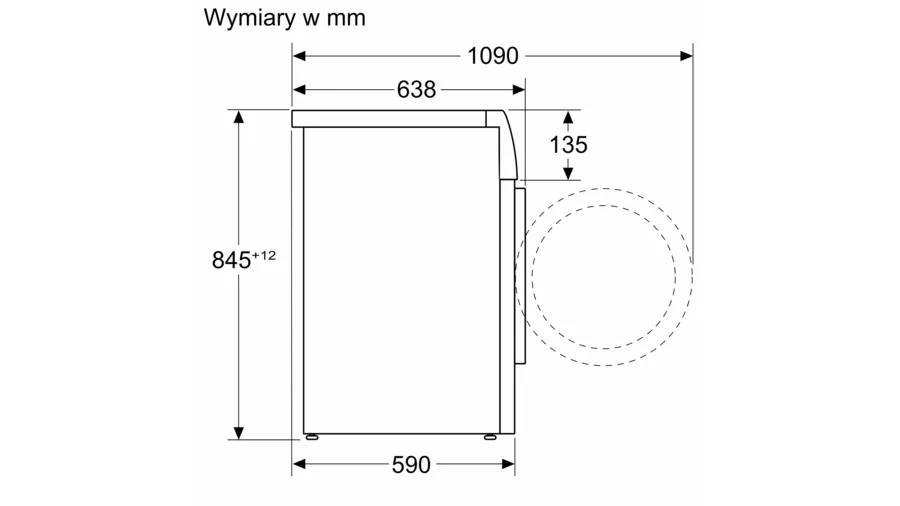 WG56B2AXPL-9 Pralka WG56B2AXPL Siemens