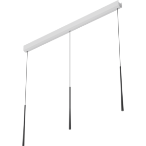 Lampa wisząca BORA Stars LSLSW w potrójnym układzie liniowym – czerń