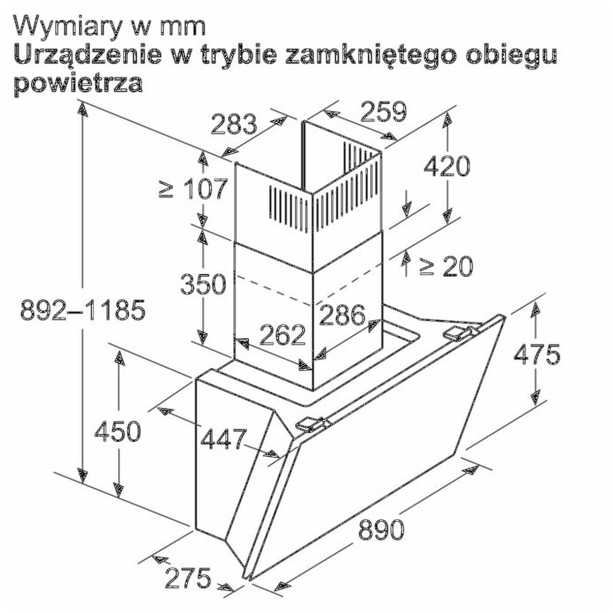 okap-nascienny-bosch-dwk91lt20-90-cm-serie-8-biale-szklo-7 Okap naścienny Bosch DWK91LT20 90 cm Serie 8 Białe szkło