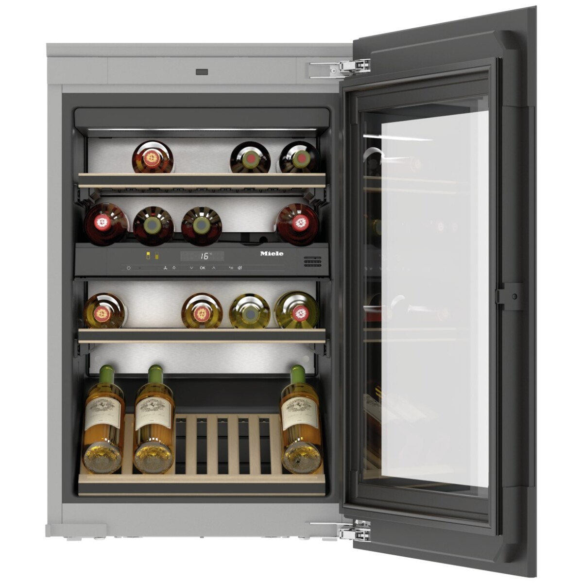 chlodziarki-na-wino-do-zabudowy-miele-kwt-6422-ig-1-graphitgrey-szklo-1 Chłodziarka na wino do zabudowy MIELE KWT 6422 iG-1 Graphitgrey (szkło)