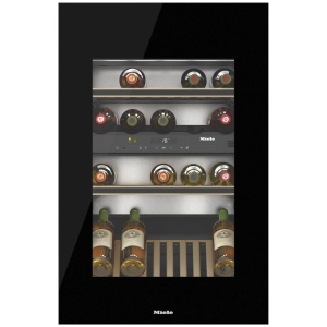 Chłodziarka na wino do zabudowy MIELE KWT 6422 iG-1 Obsidianblack (szkło)