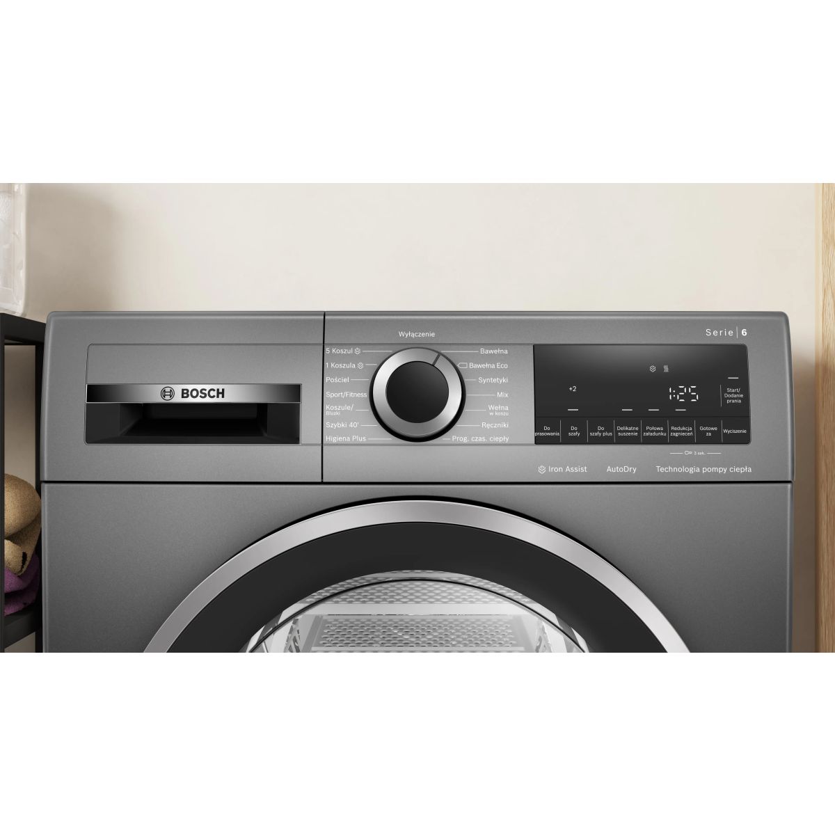 Serie-6-Suszarka-z-pompa-ciepla-8-kg-WQG233CRPL-1 Suszarka Bosch WQG233CRPL Serie 6 z pompą ciepła 8 kg