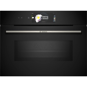 Piekarnik kompaktowy z mikrofalą Bosch CMG778NB1 Serie 8 do zabudowy 60 x 45 cm Czarny