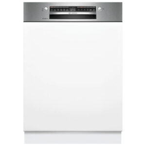Zmywarka Bosch SMI4ECS28E Serie 4 do zabudowy z panelem 60 cm Stal szczotkowana