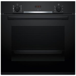 Piekarnik do zabudowy z funkcją pary Bosch HQA334EB4 Serie 4 (60 × 60 cm, czarny)