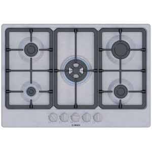 Płyta gazowa Bosch PGQ7B5K90 Serie 4 (75 cm, stal szlachetna)