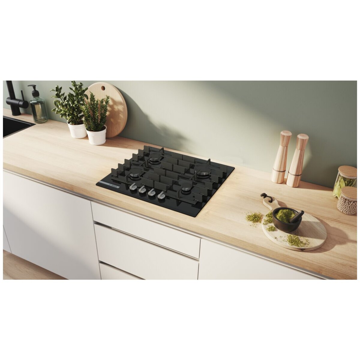 bosch-serie-8-plyta-gazowa-60-cm-szklo-hartowane-czarny-prp6a6h40-04 Płyta gazowa Bosch PRP6A6H40 Serie 8 (60 cm, szkło hartowane, czarna)