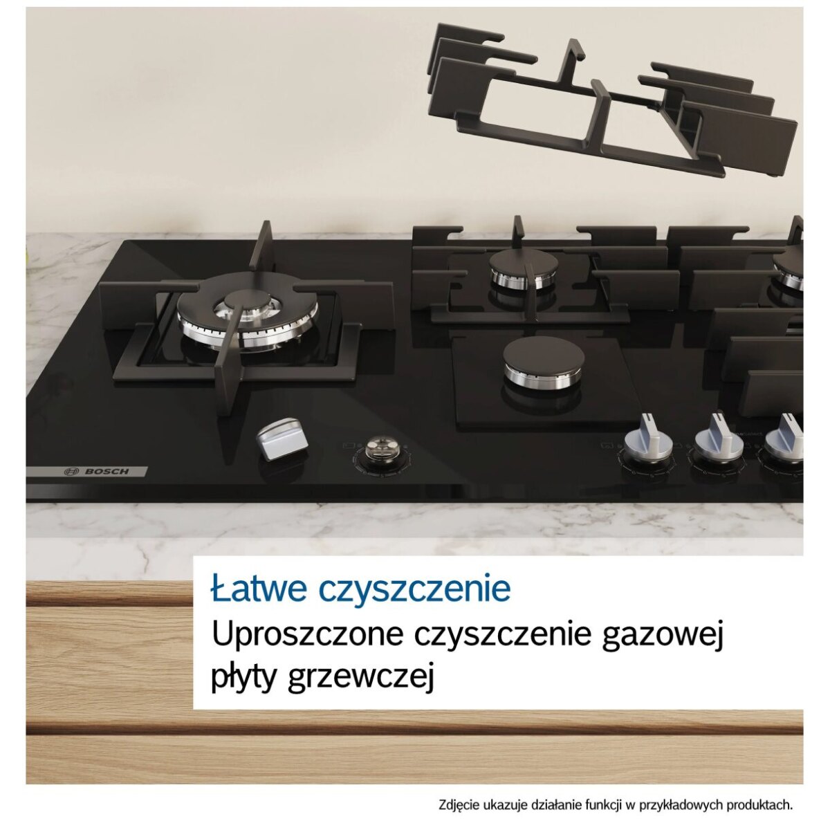 bosch-serie-8-plyta-gazowa-60-cm-szklo-hartowane-czarny-prp6a6h40-09 Płyta gazowa Bosch PRP6A6H40 Serie 8 (60 cm, szkło hartowane, czarna)