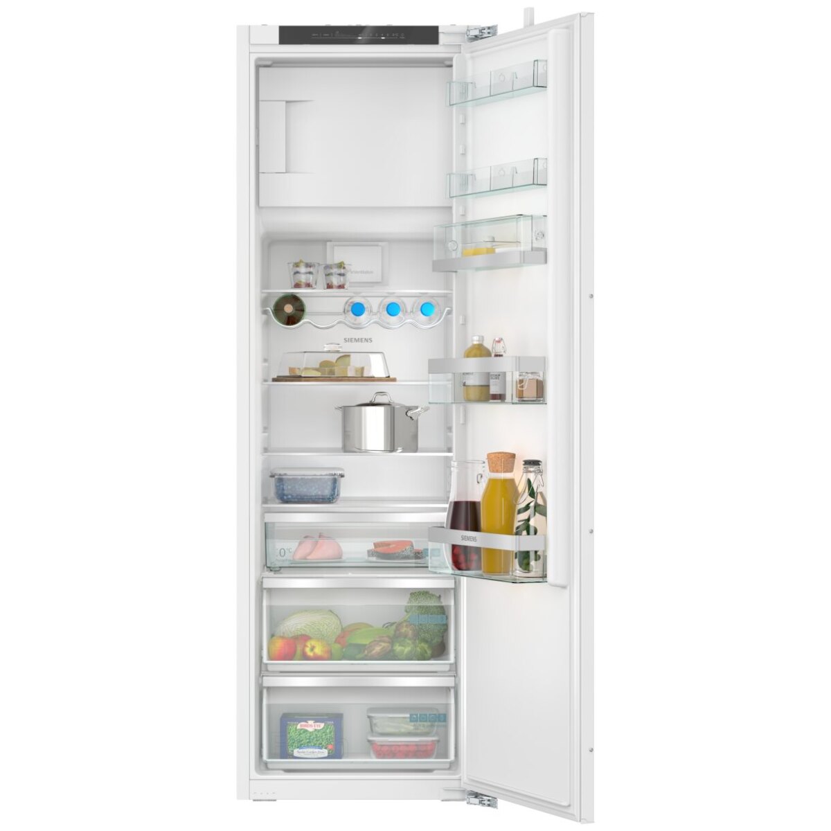 siemens-iq500-lodowka-zabudowy-177-5-x-56-cm-zawias-plaski-z-soft-close-ki82ladd0-01 Chłodziarko-zamrażarka Siemens iQ500 KI82LADD0 do zabudowy 60 cm